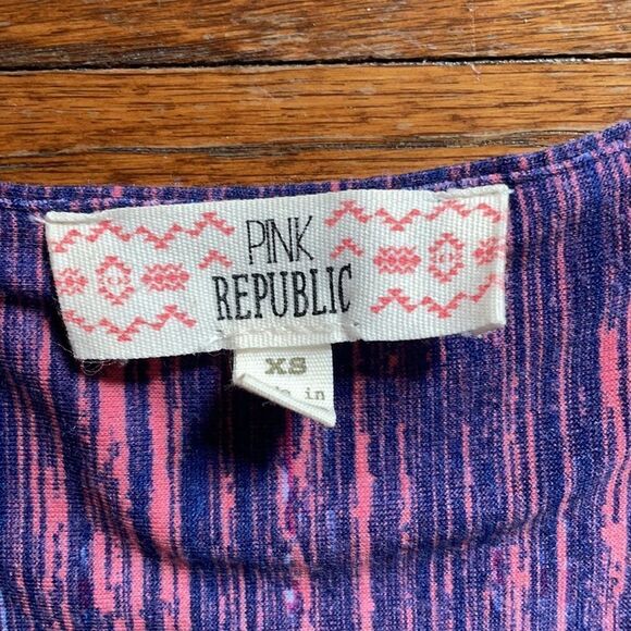 Pink Republic Purple, Pink, Blue and White Patterned Maxi Dress - Picture 2 of 6